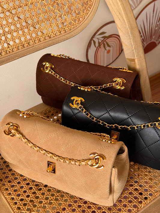 Elegant Quilted Chain Shoulder Bag