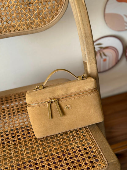 Elegant Suede Mini Handbag